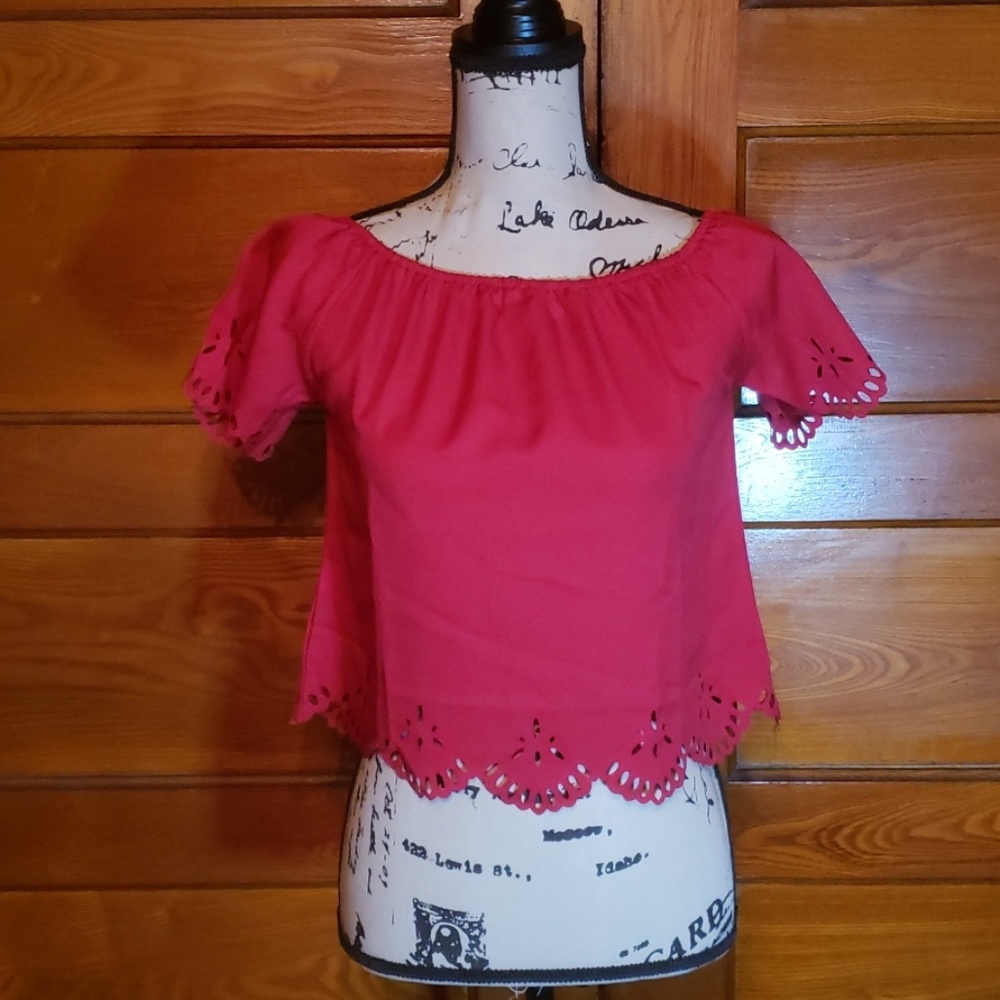 Red Crop Top